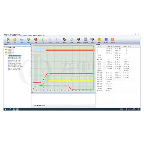 開(kāi)關(guān)特性測(cè)試界面